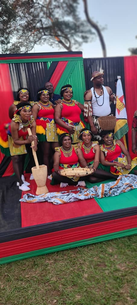 Live drumming and dance at a cultural showcase